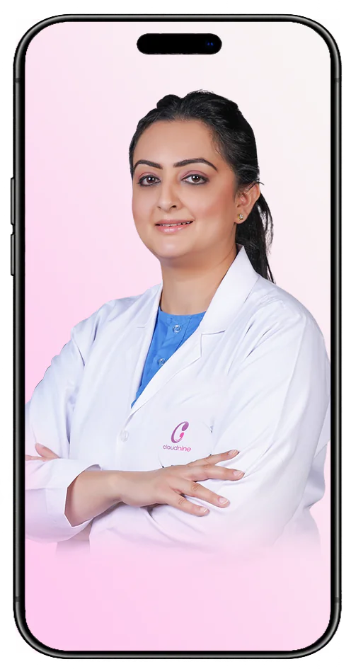 Dr. Manmeet Batra with a patient
